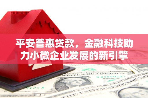 恒山平安普惠贷款，金融科技助力小微企业发展的新引擎