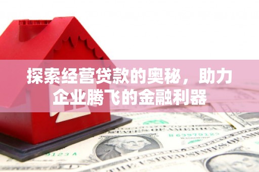 恒山探索经营贷款的奥秘，助力企业腾飞的金融利器