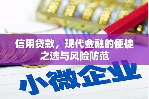 恒山信用贷款，现代金融的便捷之选与风险防范