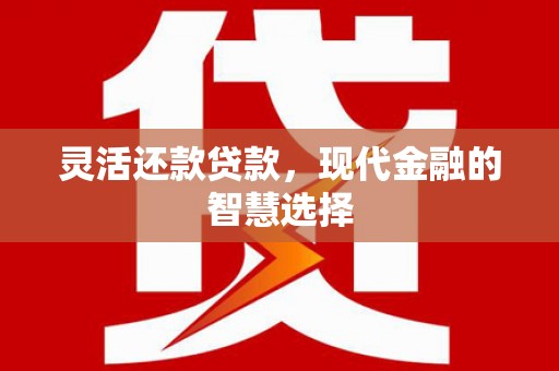 恒山灵活还款贷款，现代金融的智慧选择