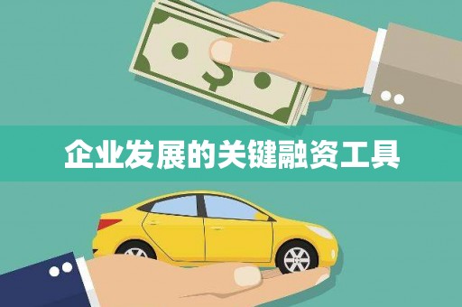 恒山企业发展的关键融资工具