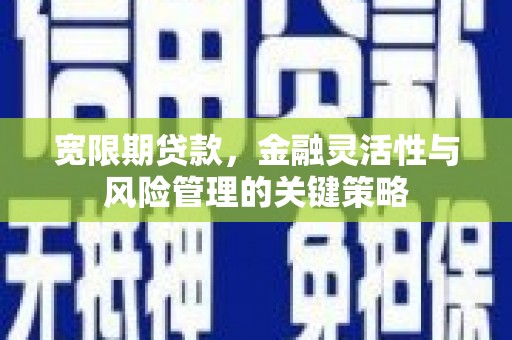 恒山宽限期贷款，金融灵活性与风险管理的关键策略