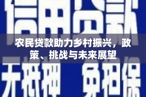 恒山农民贷款助力乡村振兴，政策、挑战与未来展望