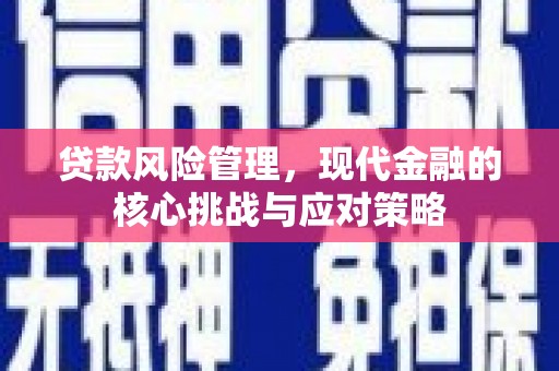 恒山贷款风险管理，现代金融的核心挑战与应对策略