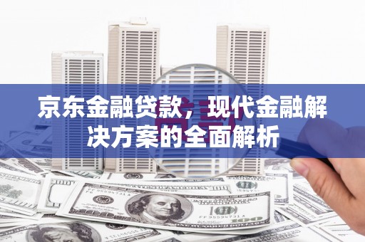 恒山京东金融贷款，现代金融解决方案的全面解析