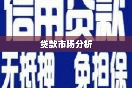 恒山贷款市场分析