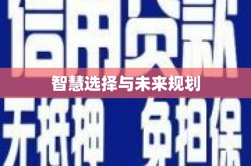恒山智慧选择与未来规划